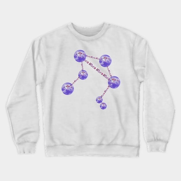 New Libra zodiac constellation Crewneck Sweatshirt by INDONESIA68